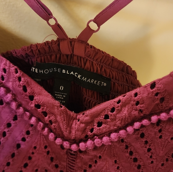 Eyelet pink cami top whbm - Picture 3 of 3